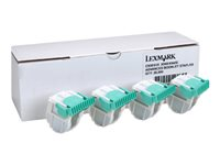 Lexmark - Cartouche d'agrafes (pack de 4) - pour Lexmark C950, X854, X860dhe 4, X862de 4, X862dte 3, X862dte 4, X864dhe 3, X950, X952, X954 21Z0357