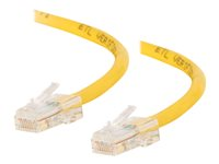 C2G Câble de raccordement réseau croisé non amorcé non blindé (UTP) Cat5e - Câble inverseur - RJ-45 (M) pour RJ-45 (M) - 3 m - UTP - CAT 5e - bloqué, uniboot - jaune 83352
