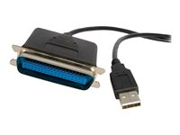 StarTech.com Câble Adaptateur de 1.80m USB vers 1 Port Parallèle pour Imprimante - Mâle Mâle - Adaptateur parallèle - USB 2.0 - IEEE 1284 ICUSB1284