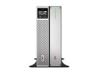 APC Smart-UPS en ligne SRTL2200RM4UXLI-NC - Onduleur (rack-montable) (haute densité) - CA 220/230 V - 1980 Watt - 2200 VA - Lithium Ion - connecteurs de sortie : 8 - 4U - 1.83 m cordon - noir avec lunette avant argentée - avec APC UPS Network Management Card SRTL2200RM4UXLI-NC