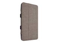 Case Logic SnapView Folio - Boîtier de protection pour tablette - polyester, polycarbonate - taupe - pour Samsung Galaxy Tab 3 (8 ") FSG1083M