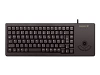 CHERRY G84-5400 XS Trackball Keyboard - Clavier - avec trackball - USB - Français - commutateur : CHERRY ML - noir G84-5400LUMFR-2