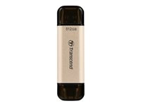 Transcend JetFlash 930C - Clé USB - 256 Go - USB 3.2 Gen 1 / USB-C - or TS256GJF930C