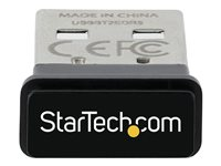 StarTech.com USB Bluetooth 5.0 Adapter, USB Bluetooth Dongle Receiver for PC/Computer/Laptop/Keyboard/Mouse/Headsets, Range 33ft/10m, EDR (USBA-BLUETOOTH-V5-C2) - Adaptateur réseau - USB - Bluetooth 5.0, Bluetooth 5.0 LE, Bluetooth 5.0 EDR - Classe 2 - noir USBA-BLUETOOTH-V5-C2