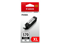 Canon PGI-570PGBK XL - 22 ml - à rendement élevé - noir - original - réservoir d'encre - pour PIXMA MG5751, MG5752, MG5753, MG6851, MG6852, MG6853, MG7750, MG7751, MG7752, MG7753 0318C001