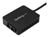 StarTech.com Adaptateur réseau USB 3.0 vers fibre optique SC Gigabit Ethernet jusqu'à 550 m - Convertisseur USB vers fibre 1000Base-SX - Adaptateur réseau - USB 3.0 - 1000Base-SX - 850 nm - noir US1GA30SXSC