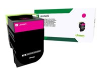 Lexmark 802SM - Magenta - original - cartouche de toner LCCP, LRP - pour Lexmark CX310dn, CX310n, CX410de, CX410dte, CX410e, CX510de, CX510dhe, CX510dthe 80C2SM0