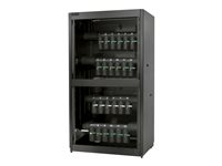 APC InRow Chilled Water Cooling 12 Circuit, Bottom/Top Mains, Bottom Distribution Piping - Unité de distribution de refroidissement de liquide en rack - noir - pour P/N: ACRC100, ACRC103 ACFD12-B