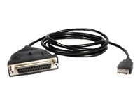 StarTech.com Câble Adaptateur de 1.80m USB vers 1 Port Parallèle DB25 pour Imprimante - 1x USB A Mâle - 1x DB-25 Femelle - Adaptateur parallèle - USB 2.0 - IEEE 1284 ICUSB1284D25