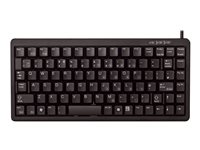CHERRY Compact-Keyboard G84-4100 - Clavier - PS/2, USB - Allemand - noir G84-4100LCMDE-2