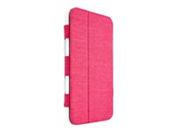 Case Logic SnapView Folio - Boîtier de protection pour tablette - polyester, polycarbonate - rose - 7.3" - pour Samsung Galaxy Tab 3 (7 ") FSG1073PI