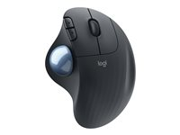 Logitech Ergo Series ERGO M575 pour les entreprises - Boule de commande - pour droitiers - optique - 5 boutons - sans fil - Bluetooth - récepteur USB Logitech Logi Bolt - graphite 910-006221