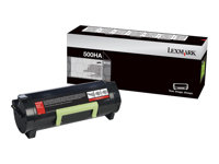 Lexmark 500HA - À rendement élevé - noir - original - cartouche de toner LCCP - pour Lexmark MS310d, MS310dn, MS312dn, MS315dn 50F0HA0