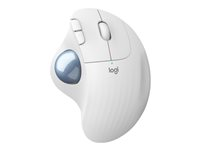 Logitech Ergo Series ERGO M575 - Boule de commande - optique - 5 boutons - sans fil - 2.4 GHz, Bluetooth 5.0 LE - récepteur sans fil USB - blanc cassé 910-005870