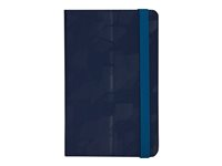 Case Logic SureFit Folio - Étui à rabat pour tablette - polyester - bleu - 7" CBUE1207 BLUE