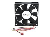 StarTech.com Ventilateur PC à Double Roulement à Billes - Alimentation TX3 - 80 mm - Kit de ventilation pour ordinateur - 80 mm FANBOX2